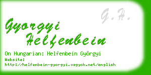 gyorgyi helfenbein business card